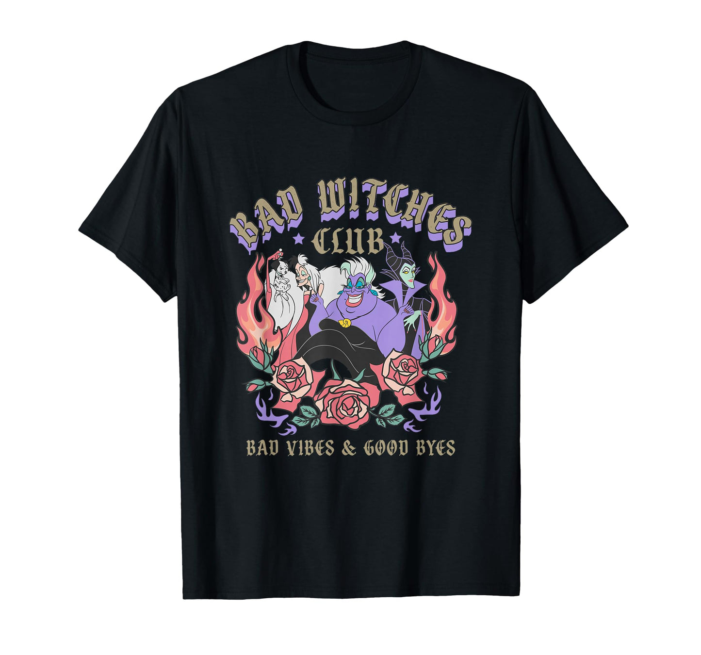 Disney The Villains Ursula Maleficent Cruella Club T-Shirt