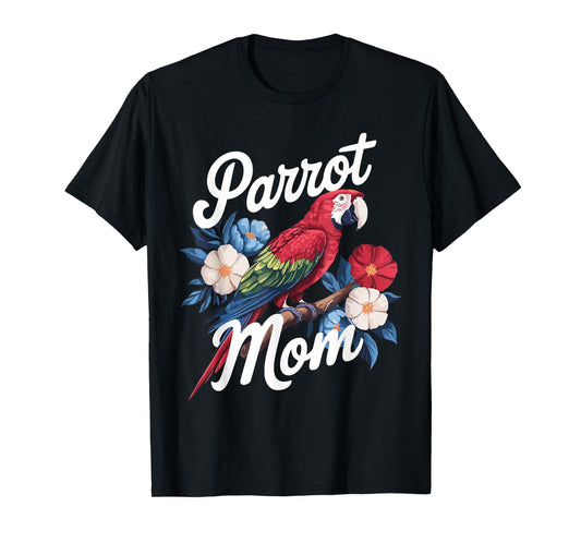 Cool Parrot Art For Women Girls Tropical Bird Parrot Lovers T-Shirt