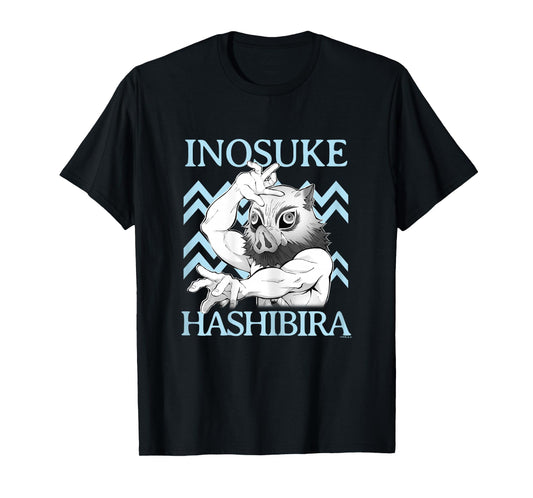Demon Slayer: Kimetsu no Yaiba Inosuke Hashibira Boar Mask T-Shirt
