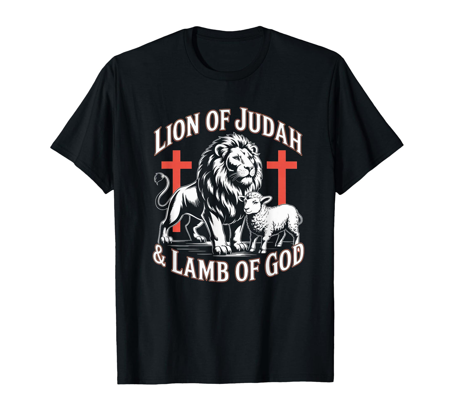 Lion of Judah Lamb of God Christian Streetwear T-Shirt