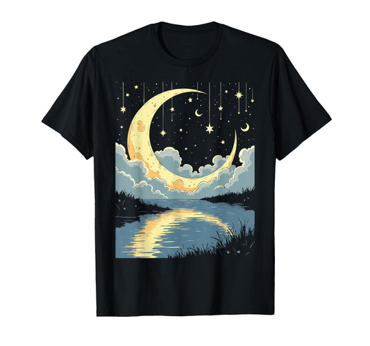 Boho Hippie Celestial Sun Moon Vintage Aesthetic T-Shirt