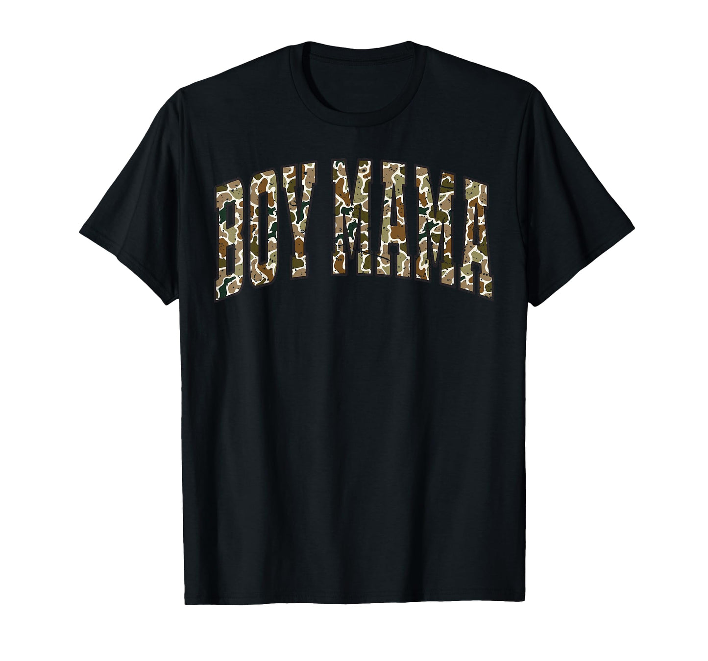 Camo Boy Mom Duck Hunting Season Camouflage Mama T-Shirt