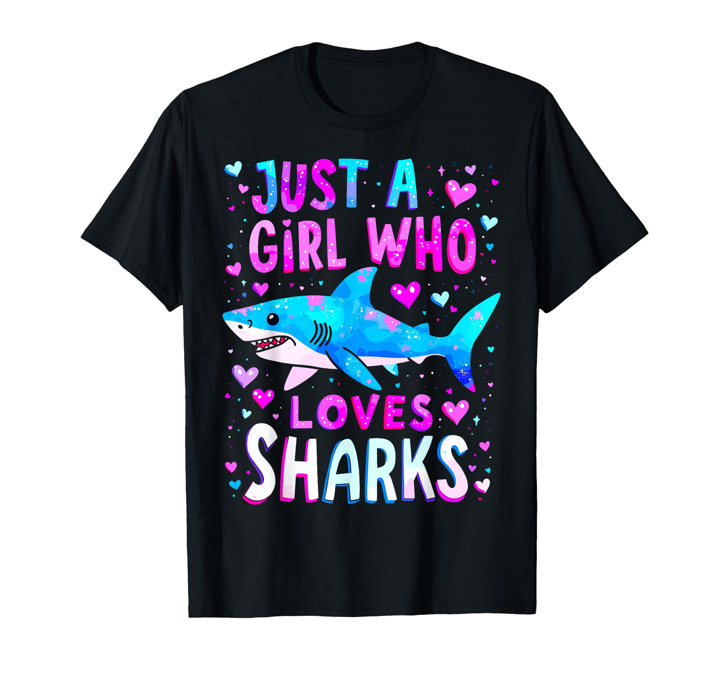 Shark Just a Girl Who Loves Sharks T-Shirt