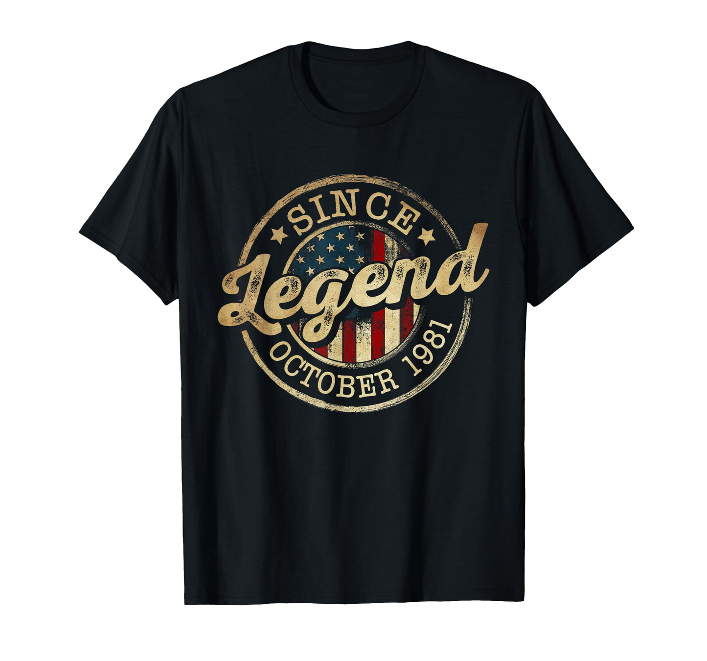 Legend Since October 1981 Vintage 44th Birthday Classic T-Shirt