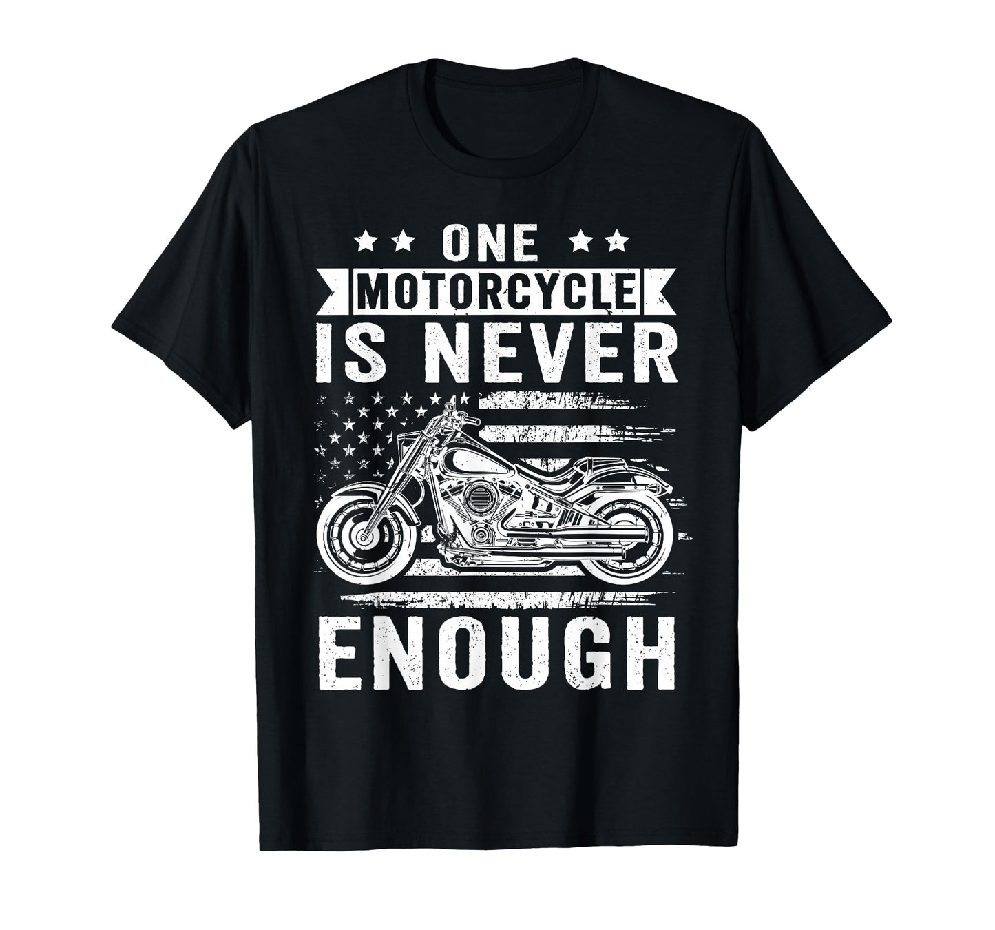 One Motorcycle is Never Enough Funny Grandpas Biker Rider T-Shirt