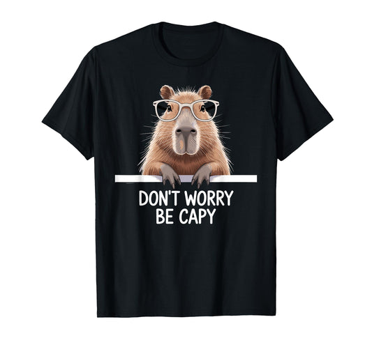 Funny Capybara Art for Men Women Kids Capybara Lover T-Shirt