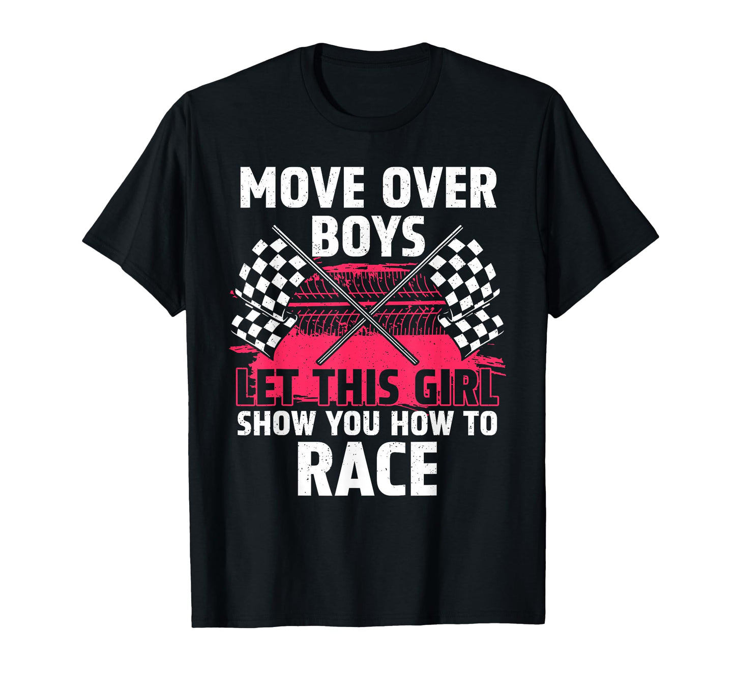 Car Racing Art For Women Girls Race Track Race Car Driver T-Shirt