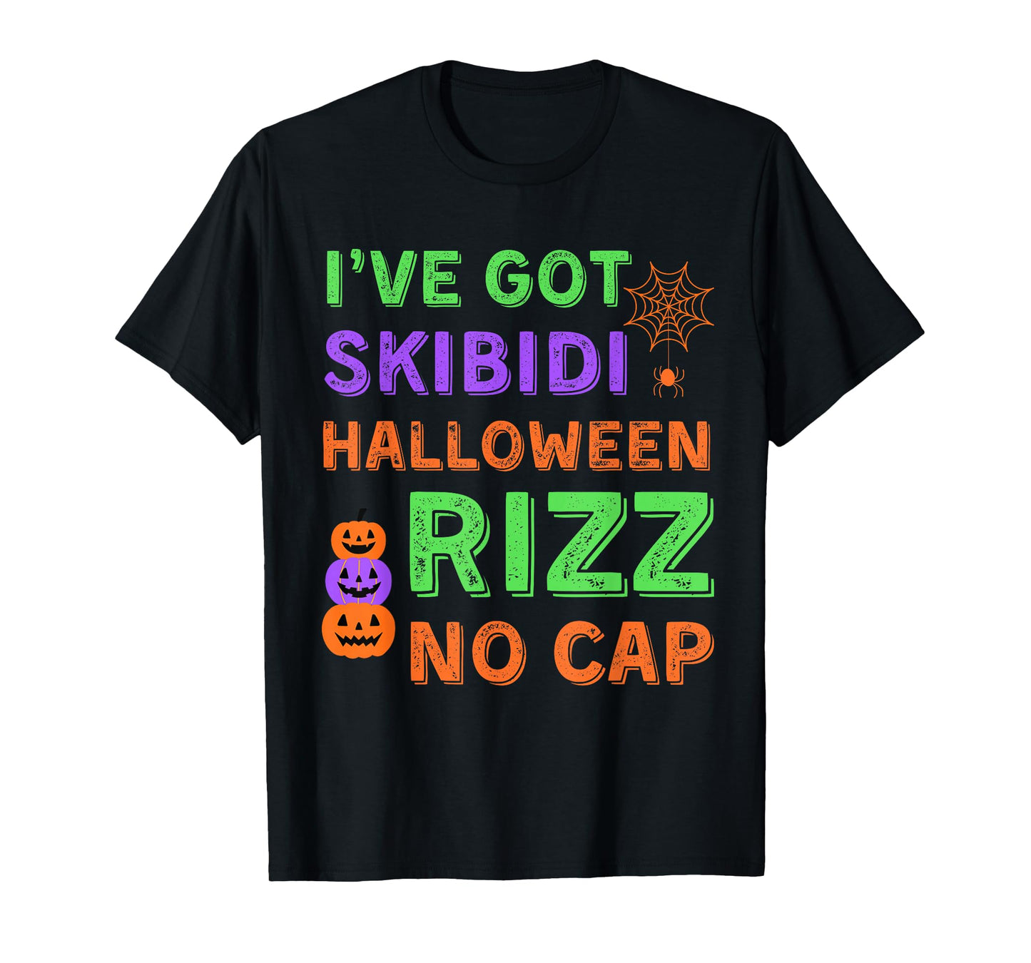 Skibidi Halloween Rizz - Funny Halloween Rizz Shirt T-Shirt