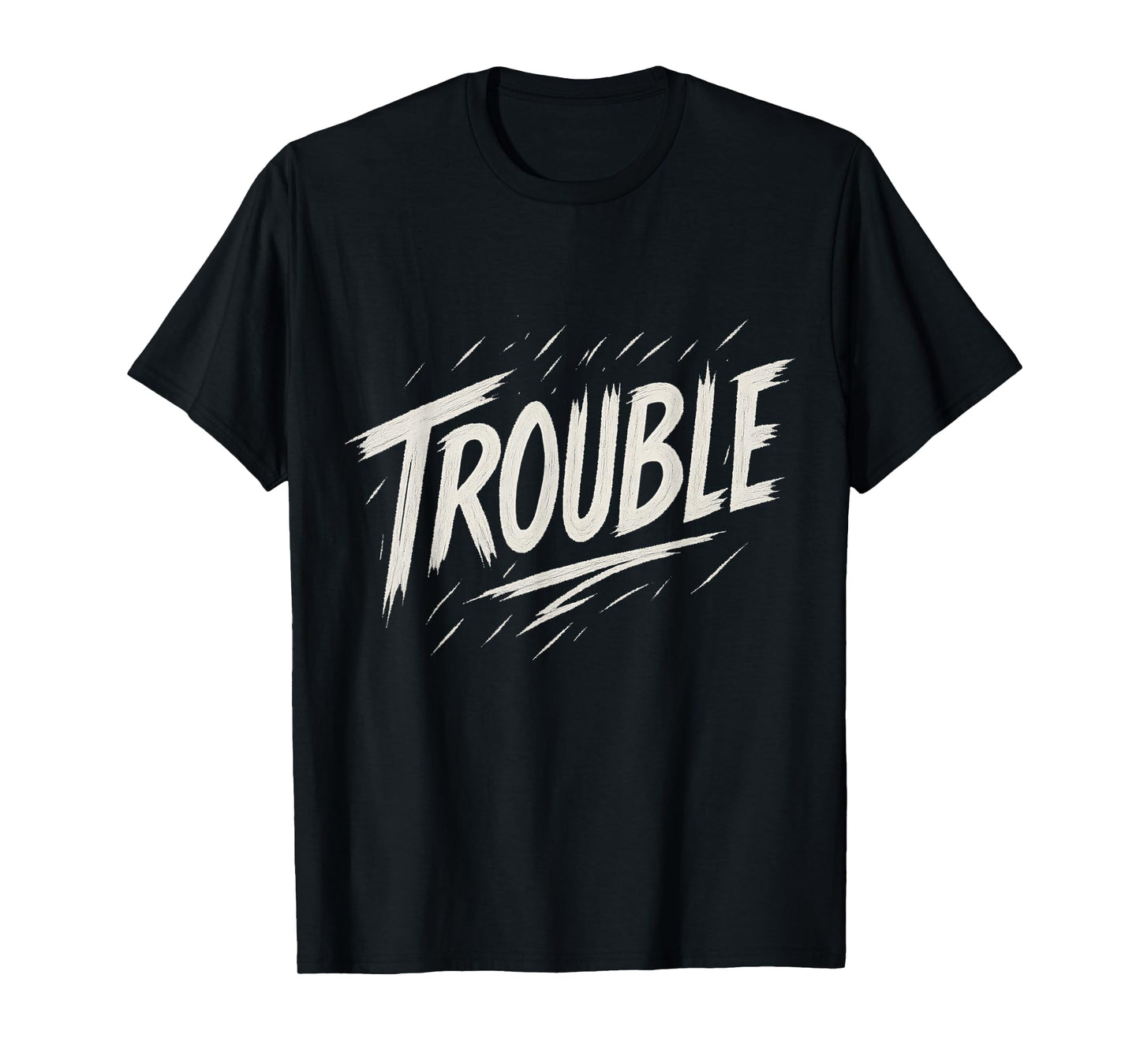 Where I Go Trouble Follows Funny Couple Matching Trouble T-Shirt
