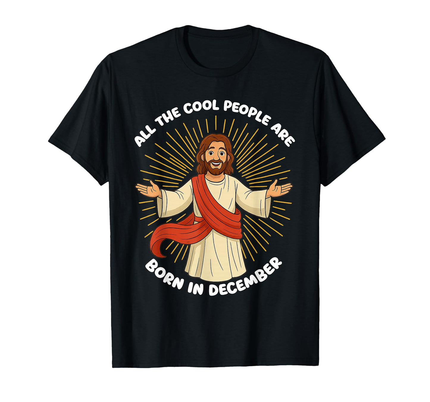 All The Cool People are Born in December Funny Quote T-Shirt