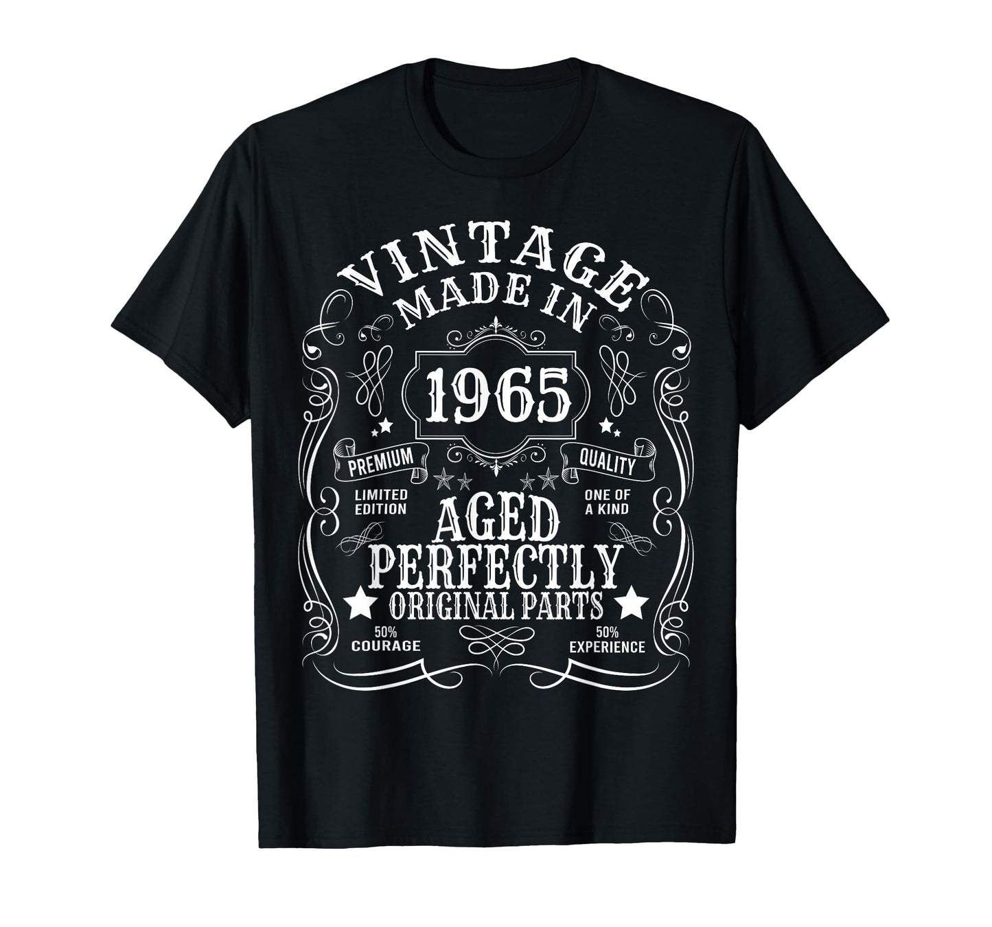 60th Birthday Man Woman 60 Years 1965 Decorative Funny Gift T-Shirt