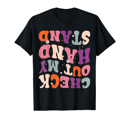 Check Out My Handstand - Funny Gymnastics T-Shirt