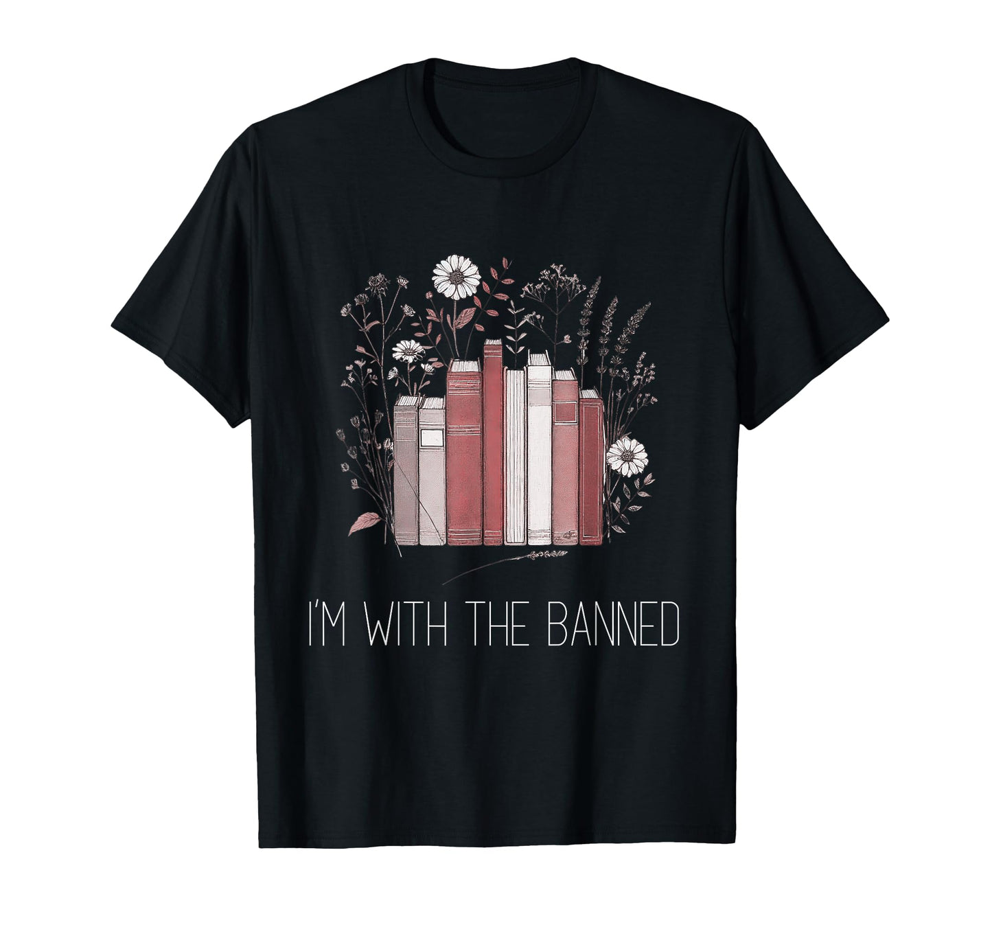 I'm With The Banned Tshirt Anti Censorship Vintage Graphic T-Shirt