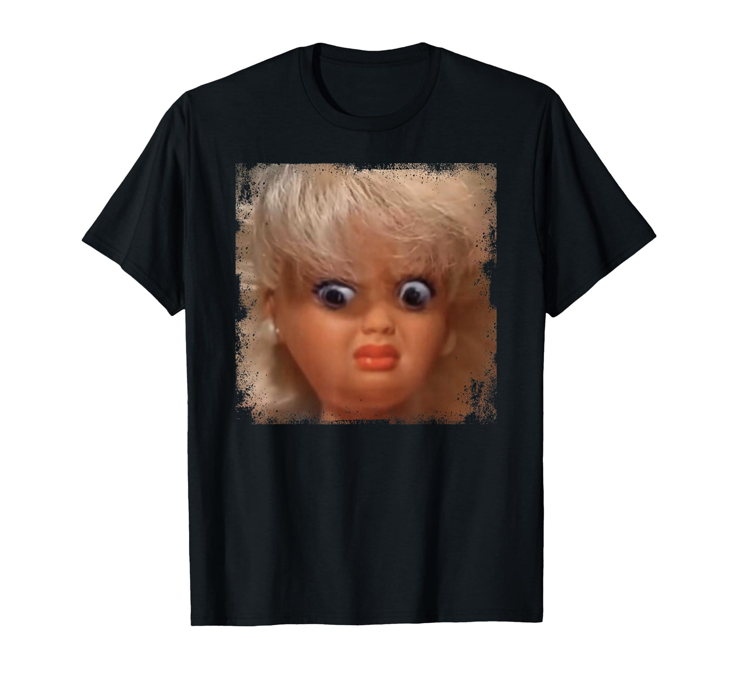 Funny Doll Face Meme T-Shirt