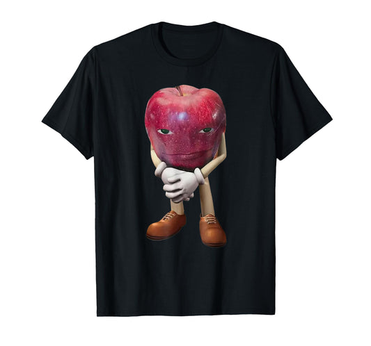 Me Asf Apple Funny Apple Face Meme Wapple T-Shirt