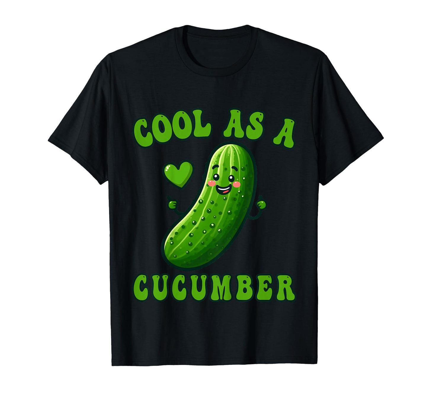 Kids Cool as a Cucumber Costume Funny Cucumber kids girls Novelty T-Shirt