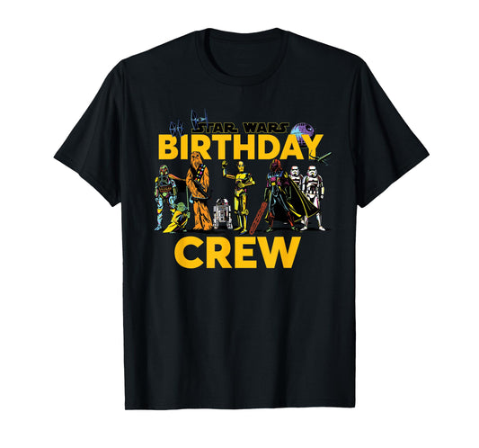 Star Wars Classic Characters Birthday Crew Party Matching T-Shirt