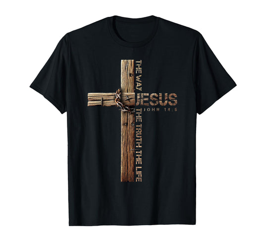 Jesus The Way The Truth And The Life Vintage Christian T-Shirt