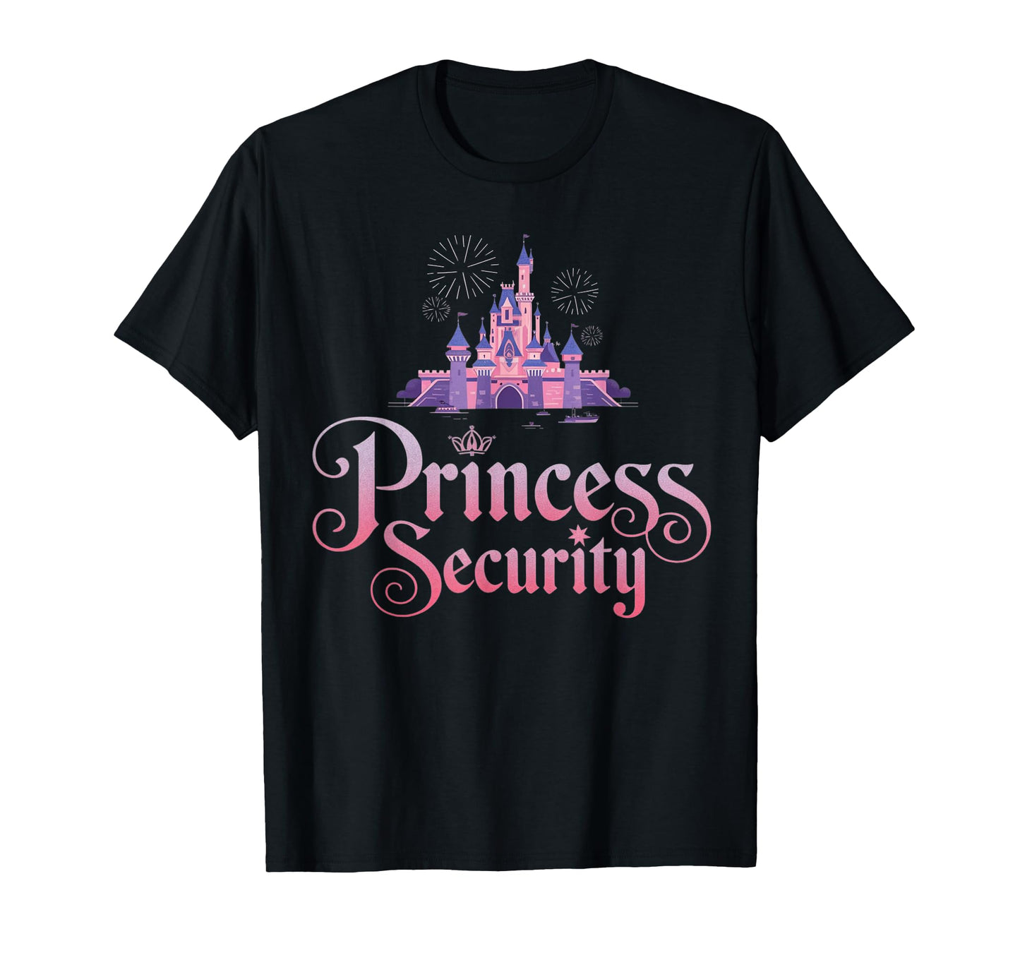 Princess Security Costume Cute Princess Girls Birthday T-Shirt