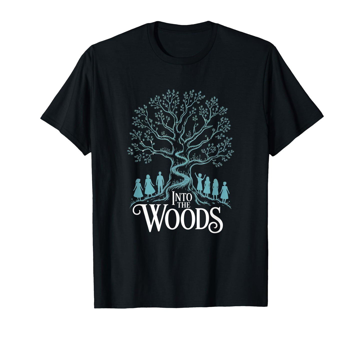 Into The Woods Retro Musical Theater Broadway Theatre T-Shirt