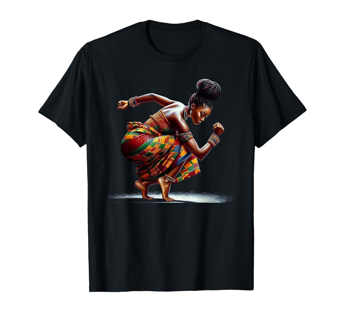 Love Black Woman African Melanin Queen Black History Month T-Shirt