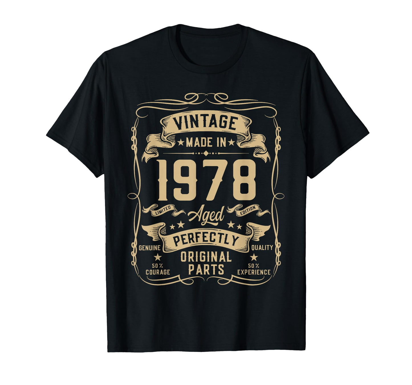 Vintage 1978 48yr 48th Birthday Gifts for Men 48 Years Old T-Shirt