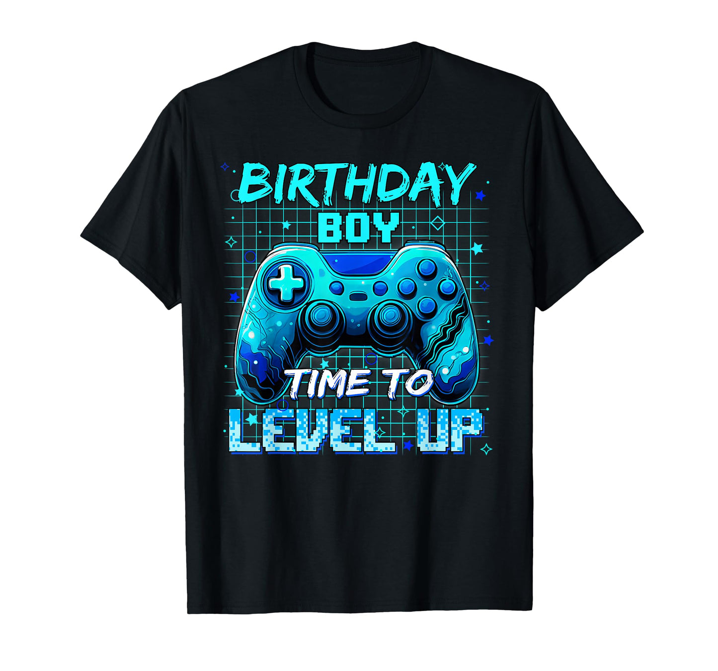Birthday Boy Time to Level Up Video Game Family Matching T-Shirt