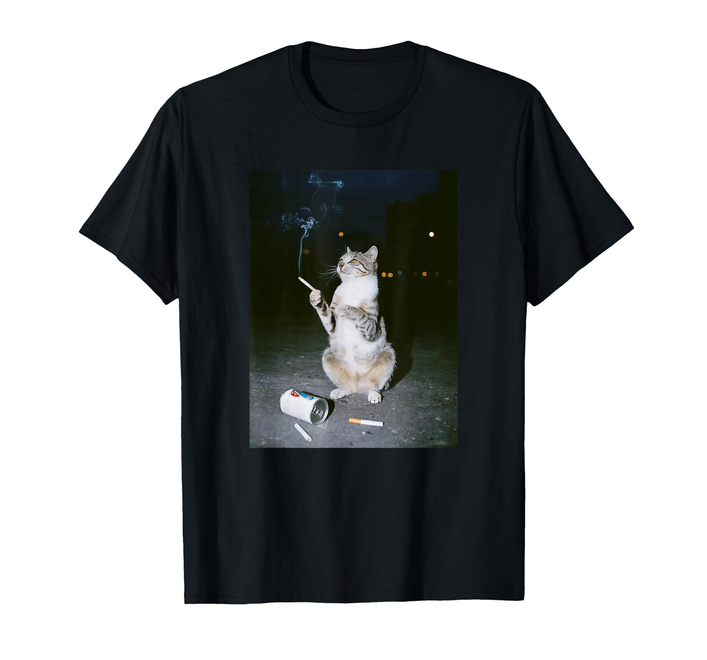 Street Gangster Cats Meme Cat Lovers Funny Memes Brainrot T-Shirt