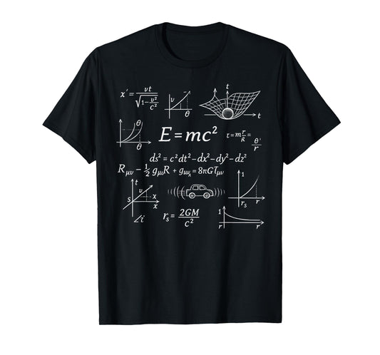 Einstein Formulas for Science Enthusiasts T-Shirt