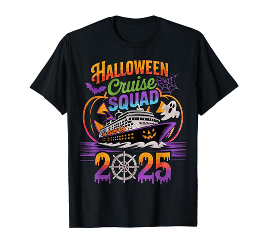 Halloween Cruise Squad 2025 Matching Cruising Crew Vacation T-Shirt