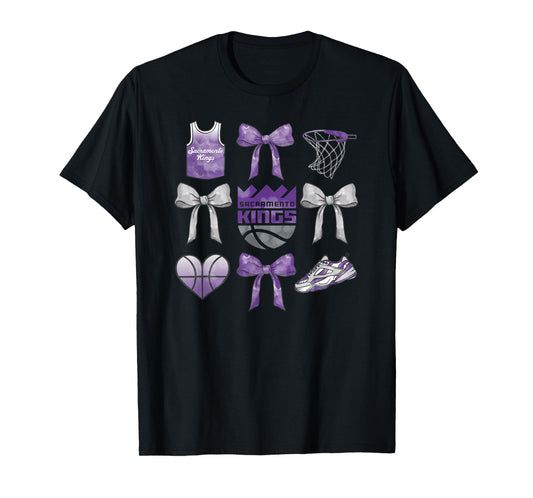 NBA Sacramento Kings Bow Grid T-Shirt