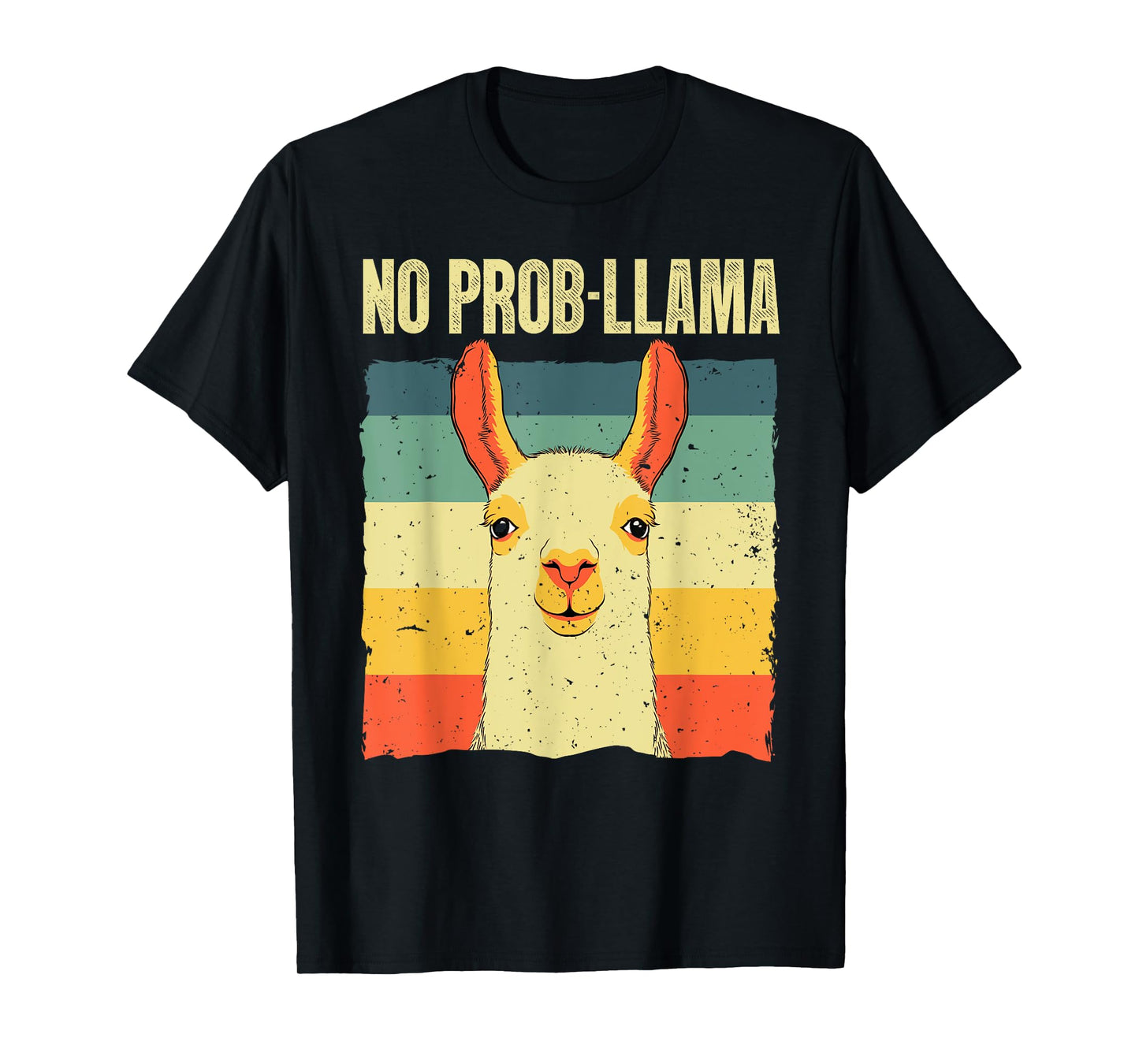 Cool Llama For Men Women No Prob Llama Alpaca Farming Animal T-Shirt