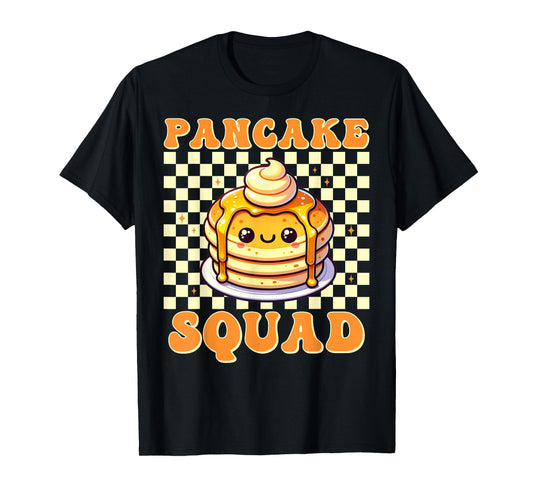 Pancake Squad Crew Syrup Brunch Breakfast Bake Maker T-Shirt