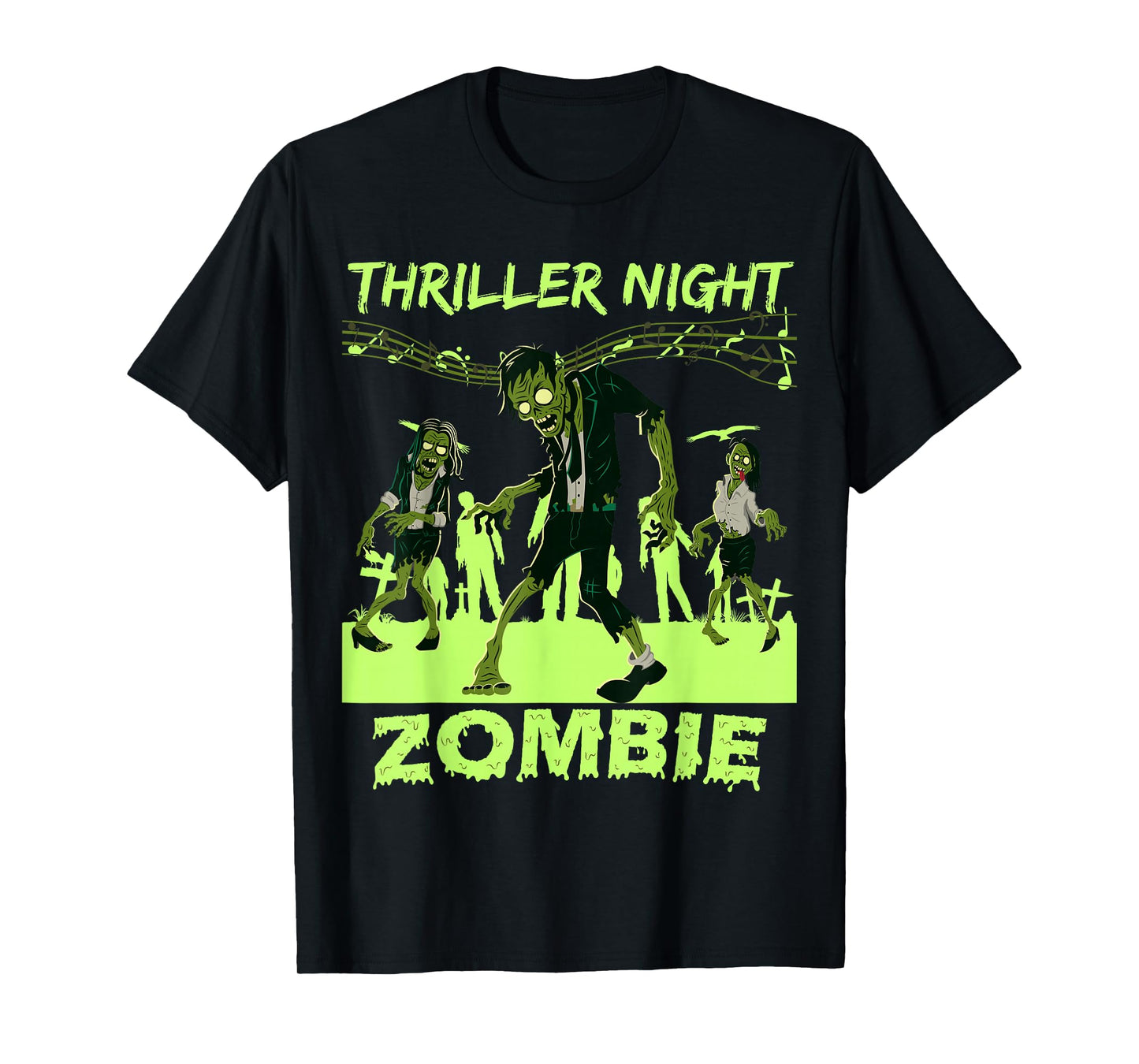 Thriller Night Halloween Dancing Zombie T-Shirt