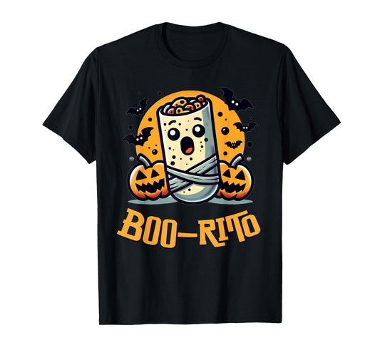 Boo-Rito Funny Mexican Burrito Halloween Costume T-Shirt