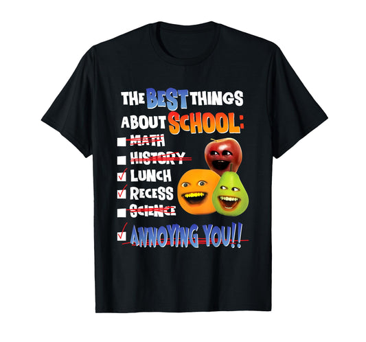 The Best Things About School Math History Lunch Recess T-Shirt