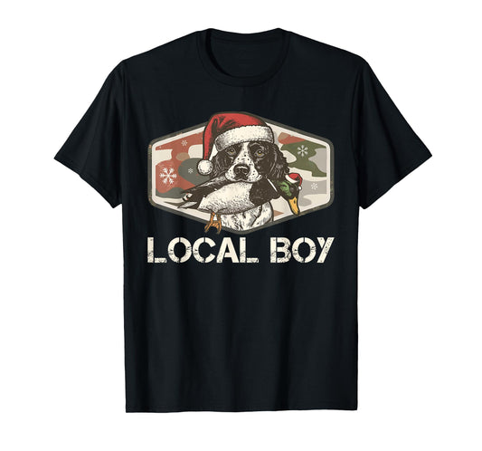 Local Southern Boy Duck Hunting Black Lab Outdoor Vintage T-Shirt