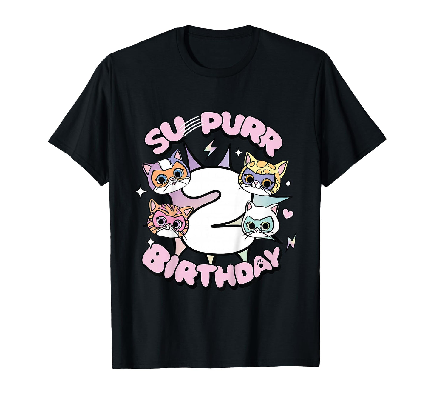 Disney Jr. SuperKitties Su-Purr 2nd Second Birthday Gift T-Shirt