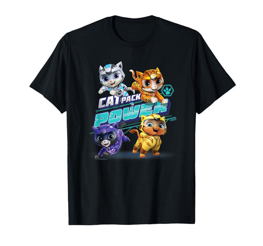 PAW Patrol Cat Pack Power With Leo, Shade, Wild And Rory T-Shirt