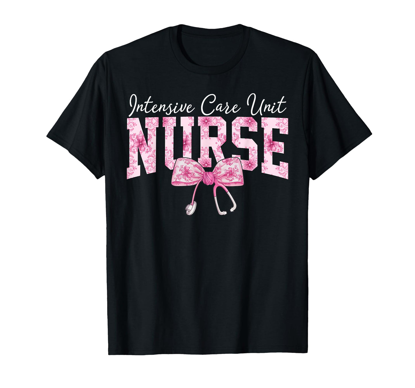 ICU Nurse Retro Intensive Care Unit Nurse Crew Women Men T-Shirt