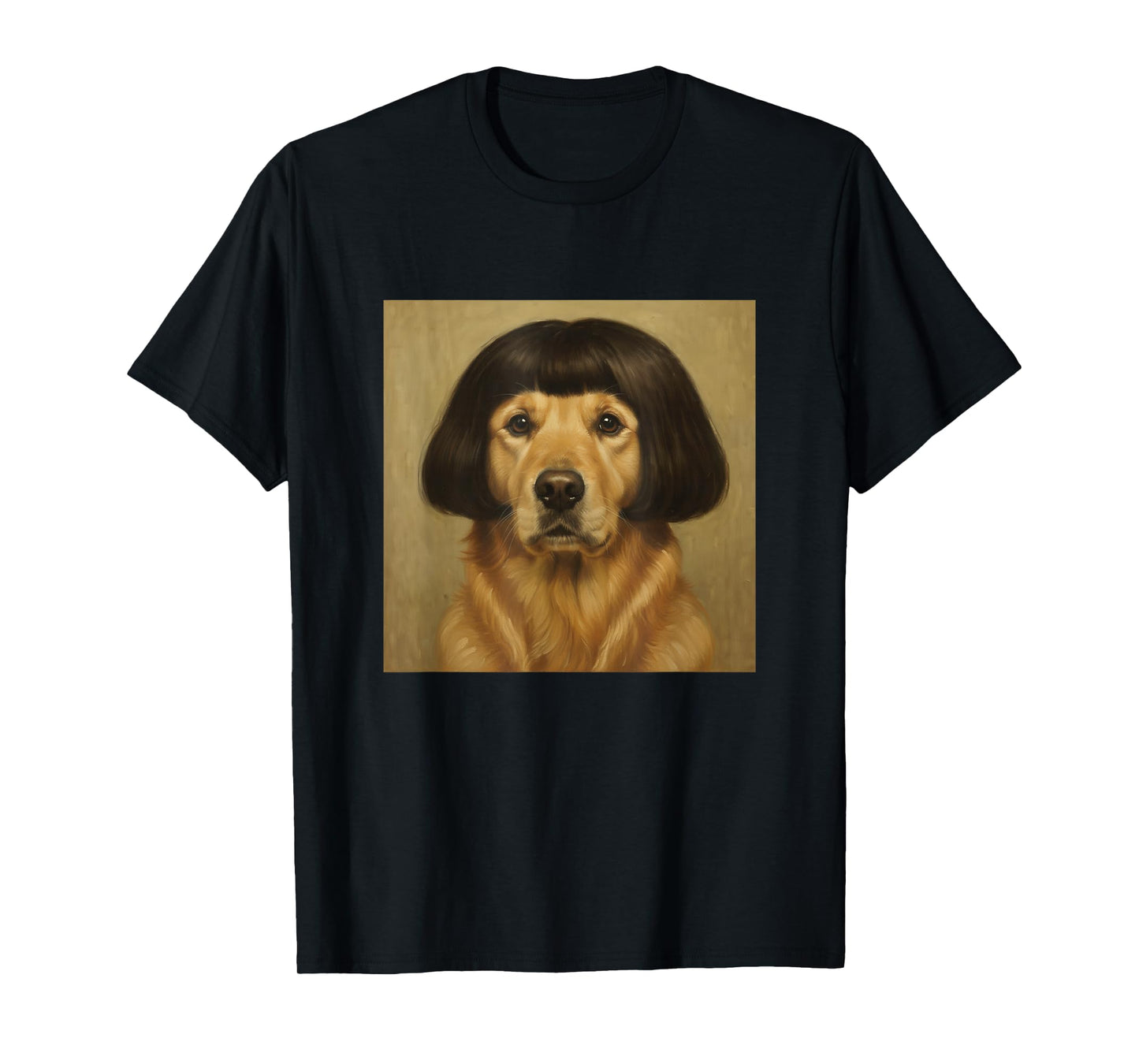 Funny Golden Retriever Bob Haircut Dog Meme Men Women Kids T-Shirt