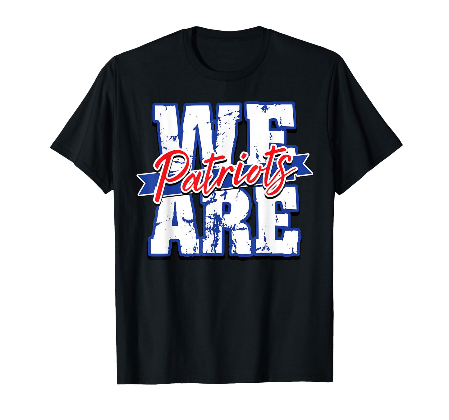 Patriots Back to School Spirit RWB T-Shirt