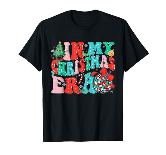 In My Christmas Era Vintage Groovy Christmas Holiday Xmas T-Shirt