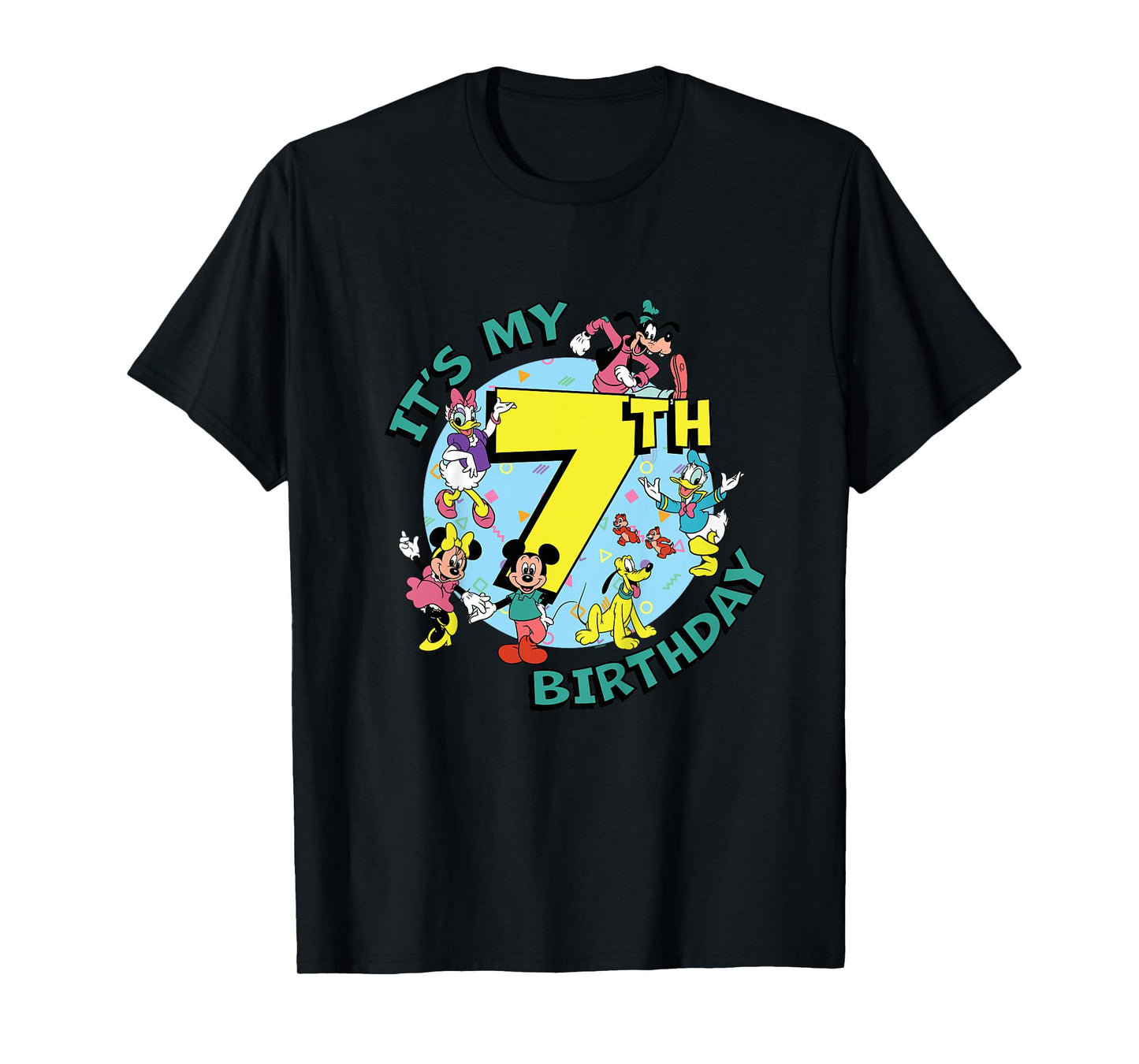 Disney Mickey and Friends It’s My Seventh 7th Birthday T-Shirt