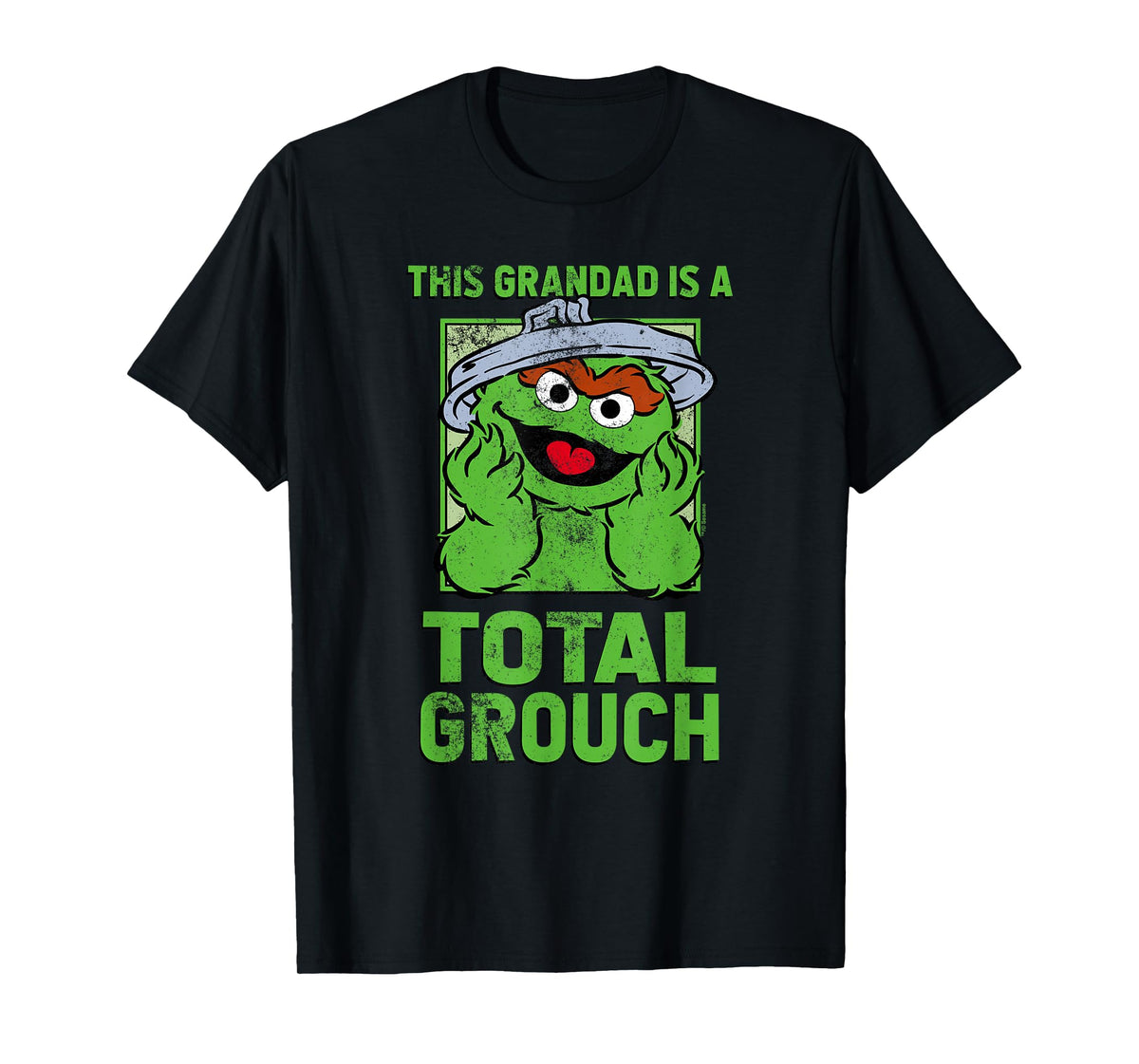 Sesame Street Fahter's Day Total Grouch Grandad T-Shirt