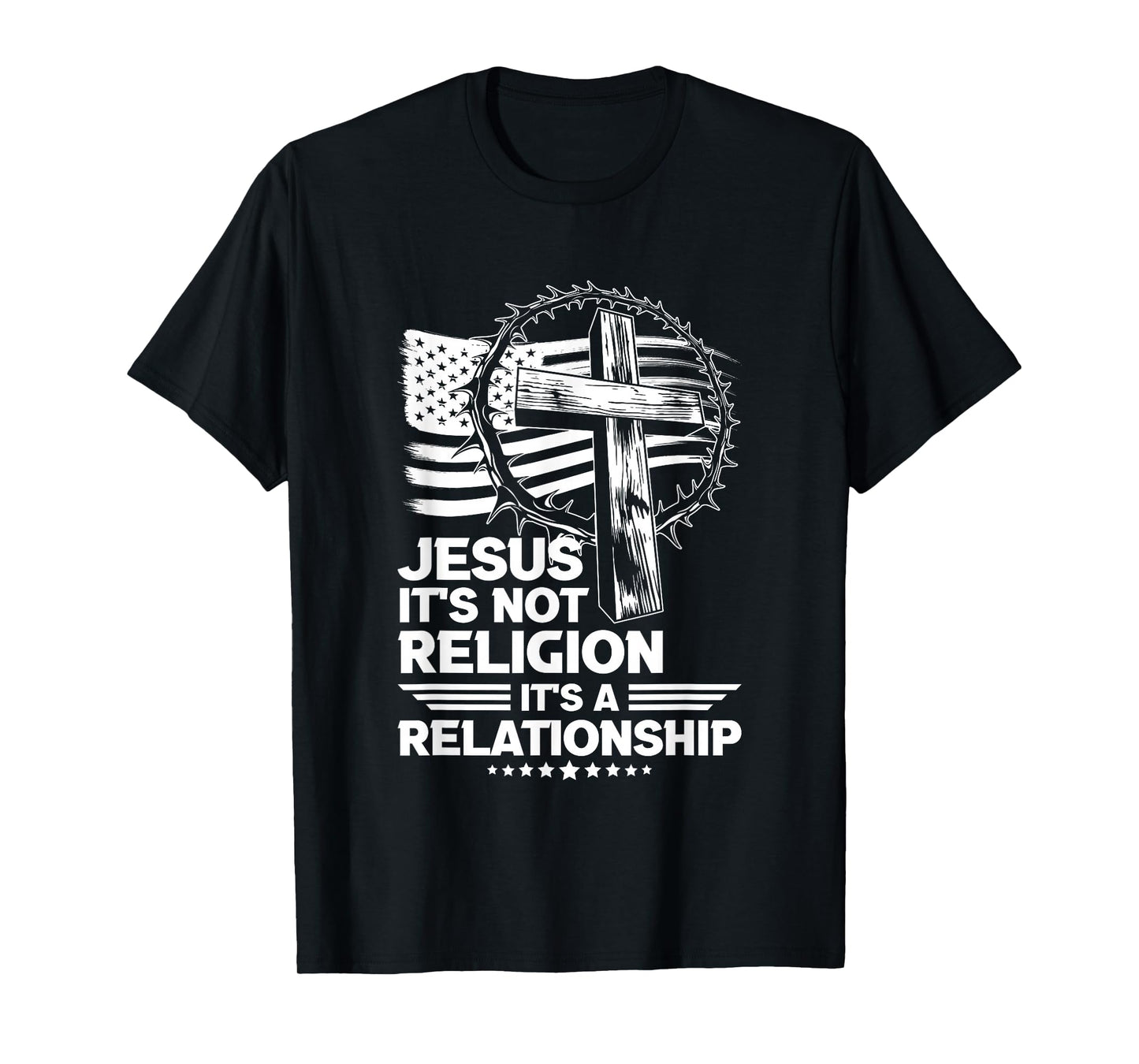 Jesus It's Not Religion It's A Relationship Faith T-Shirt