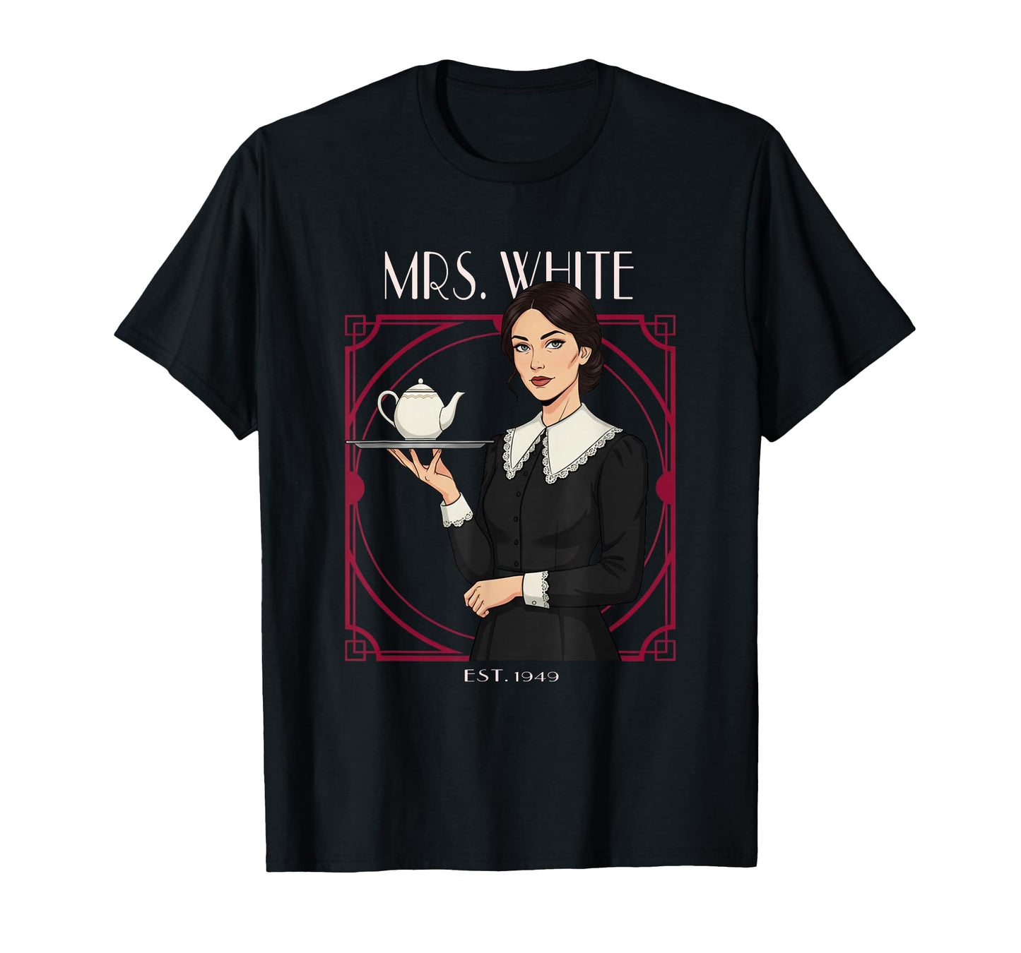 Mrs White - Clue Game T-Shirt