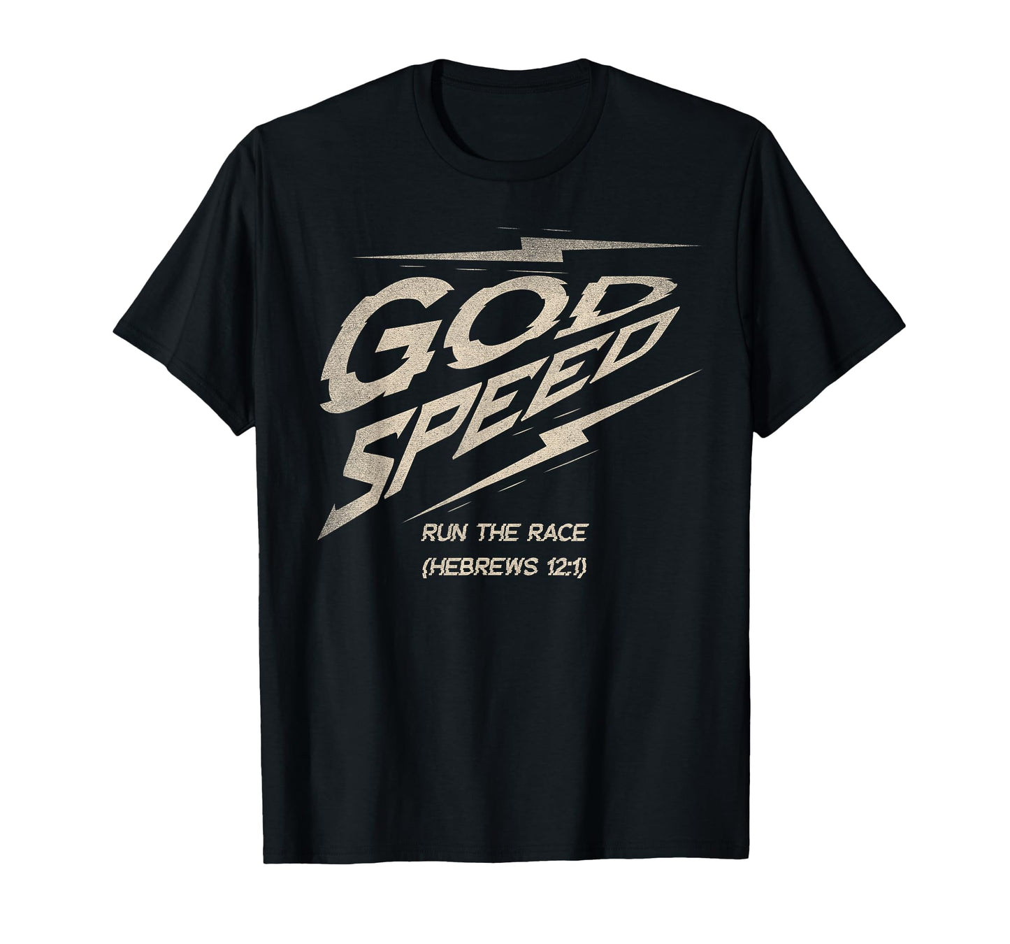 God Speed Run The Race Running Tee T-Shirt