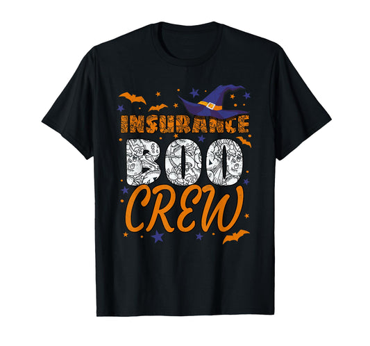 Insurance Boo Crew Halloween Insurance Agent Matching T-Shirt