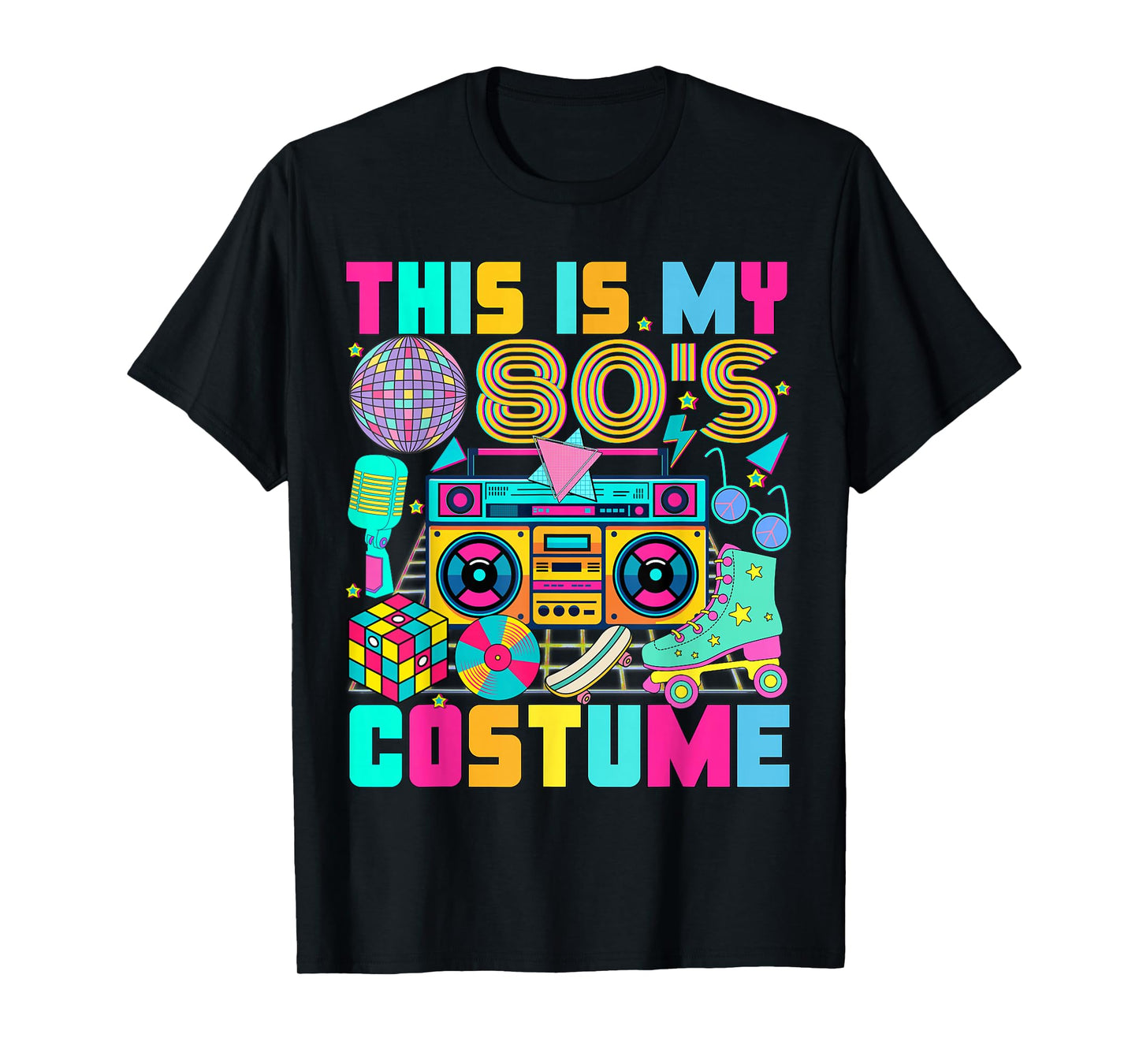 This is My 80s Costume 1980s Party 80's Outfit Men Women T-Shirt